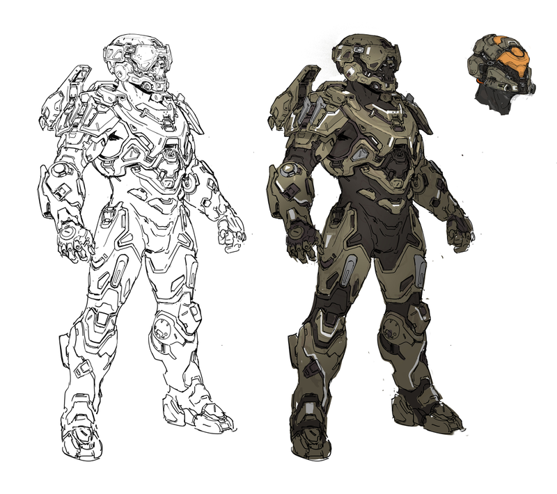 Illustration for article titled Here's A Ton Of Concept Art From Halo 5